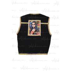 The Mona's Mosaic Denim Vest